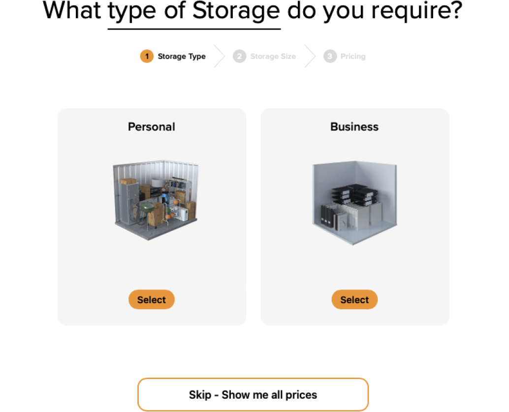 Book online software Storage Type